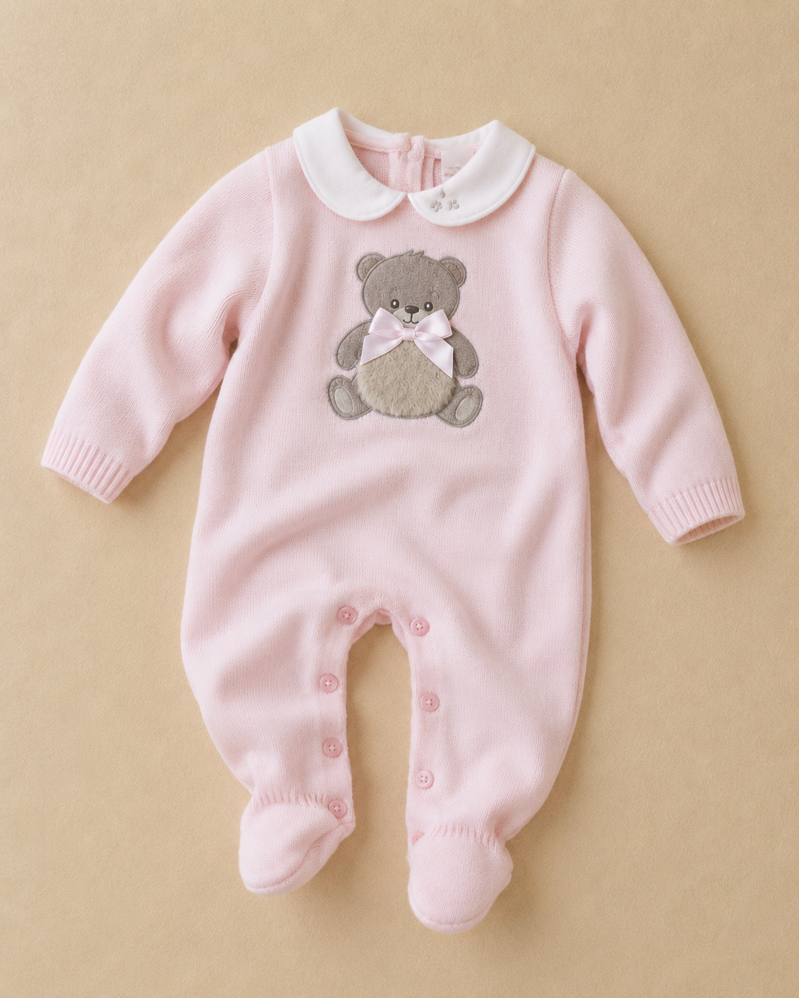 Mabel Teddy Sleepsuit