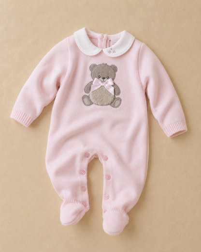 Mabel Teddy Sleepsuit