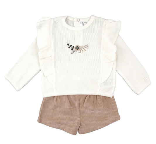 August Ribbed Velour Set