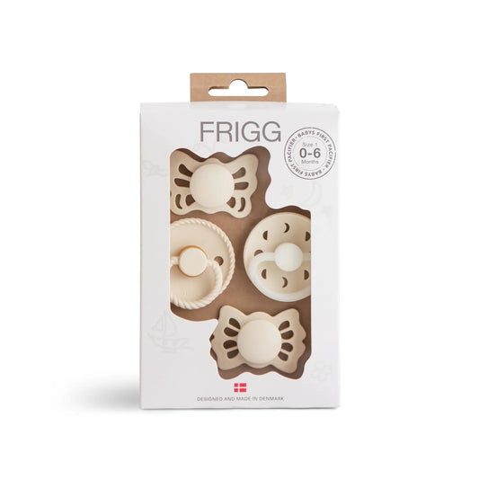 FRIGG Baby's First Pacifier Moonlight Sailing 4 Pack