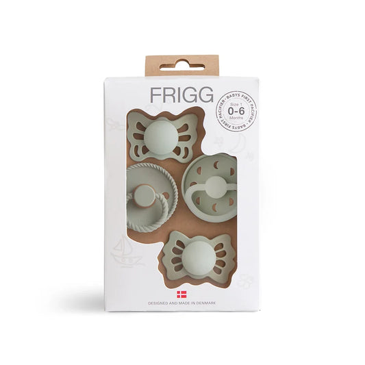 FRIGG Baby's First Pacifier Moonlight Sailing 4 Pack