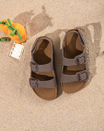 Footbed Buckle Sandals