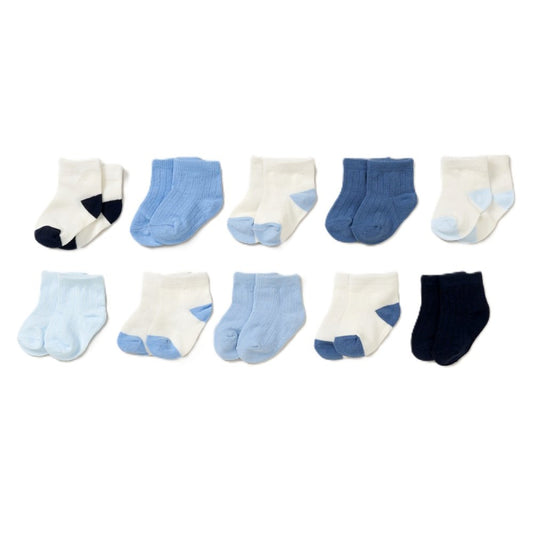Blue 10 Pack Socks