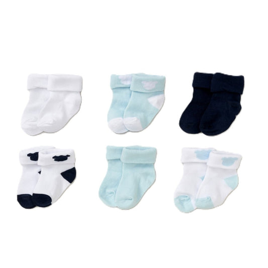 Baby Blue 6 Pack Socks