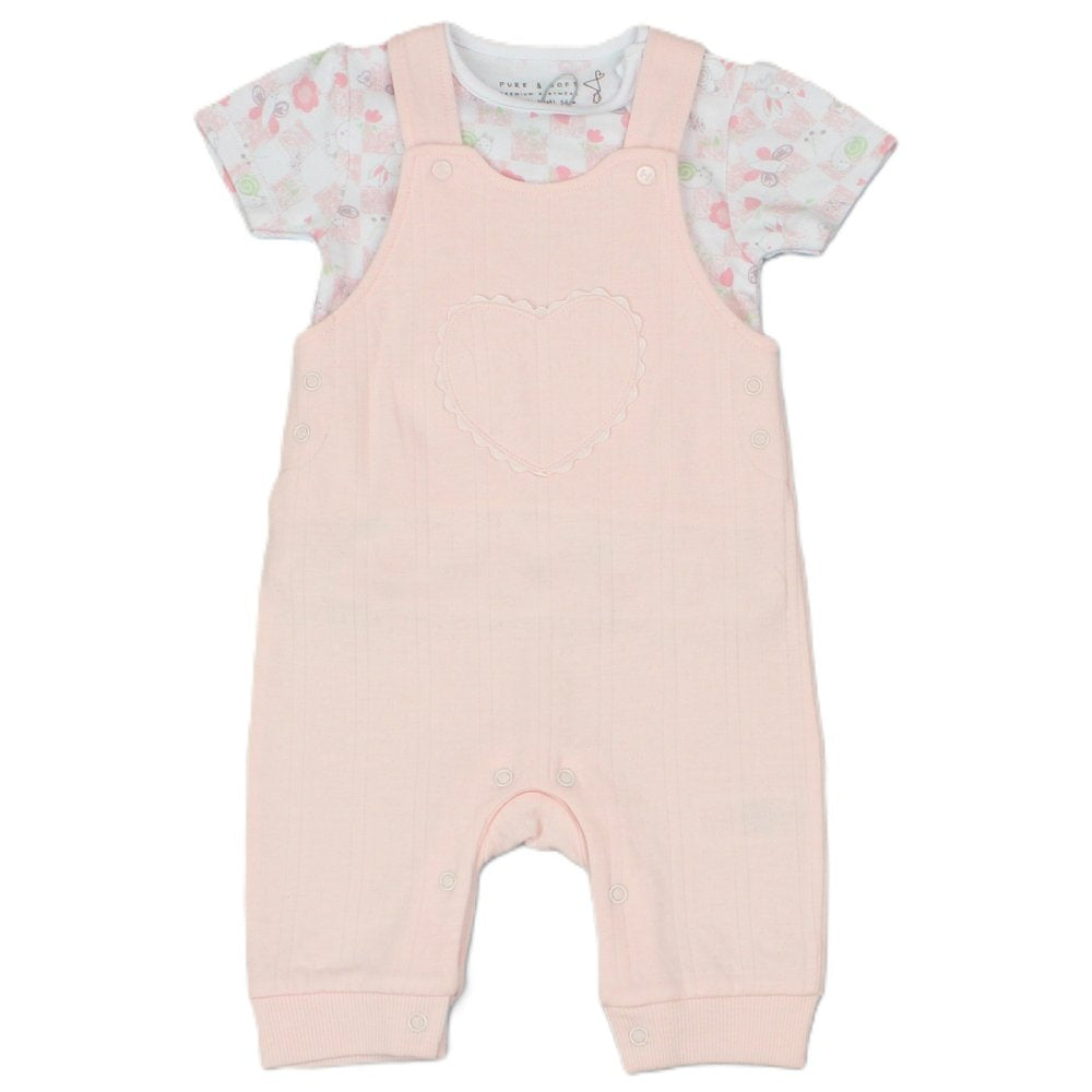 Spring Love Dungaree Set