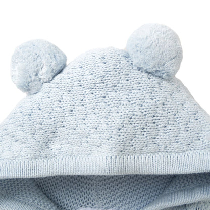Bear Ears Double Knit Hooded Cardigan