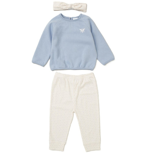 Bee Skies Sweatshirt & Jog Pants Pink Set