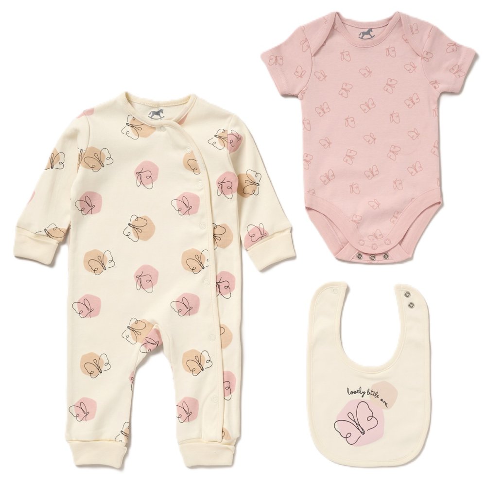 Organic Lovely Butterfly 3pc Set