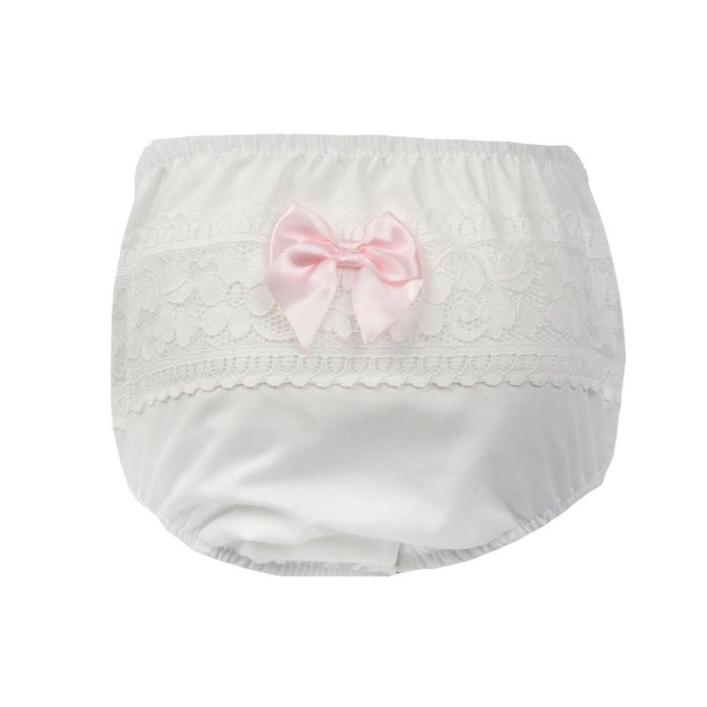 Bow & Lace Frilly Pants