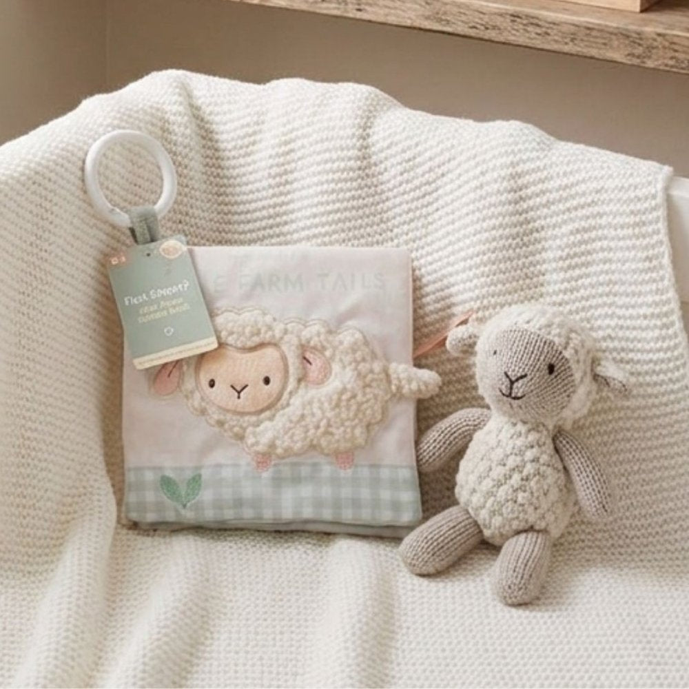 On The Farm Soft Crinkle Baby Book