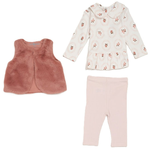 Marjorie Fur Vest Outfit