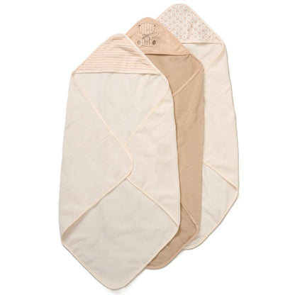 Teddy Hooded Towels & Washcloths Set