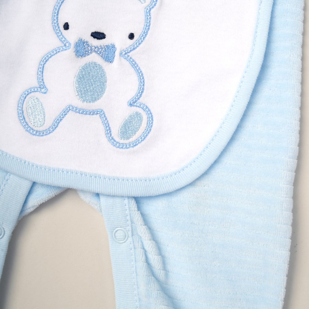 Tender Boy Bear Velour 5PC Set