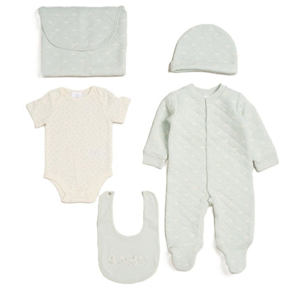 Cuddle Baby Quilted 5PC Set