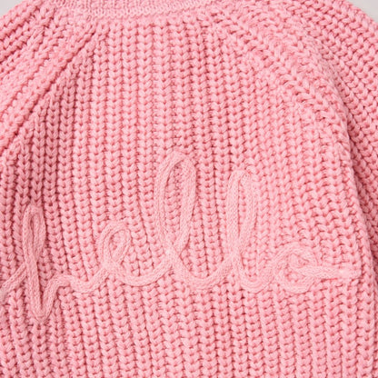 The Hello Pink Cardigan