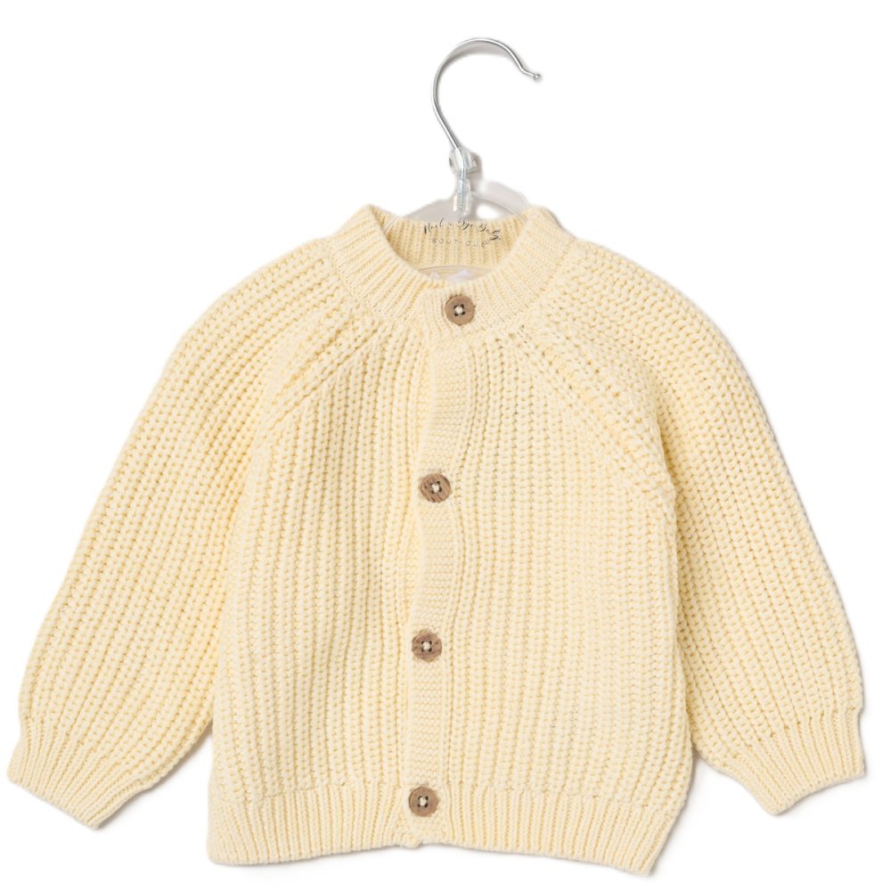 The Hello Yellow Cardigan