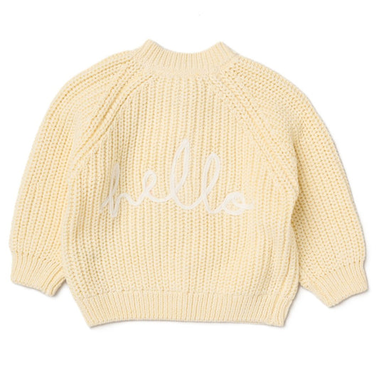 The Hello Yellow Cardigan