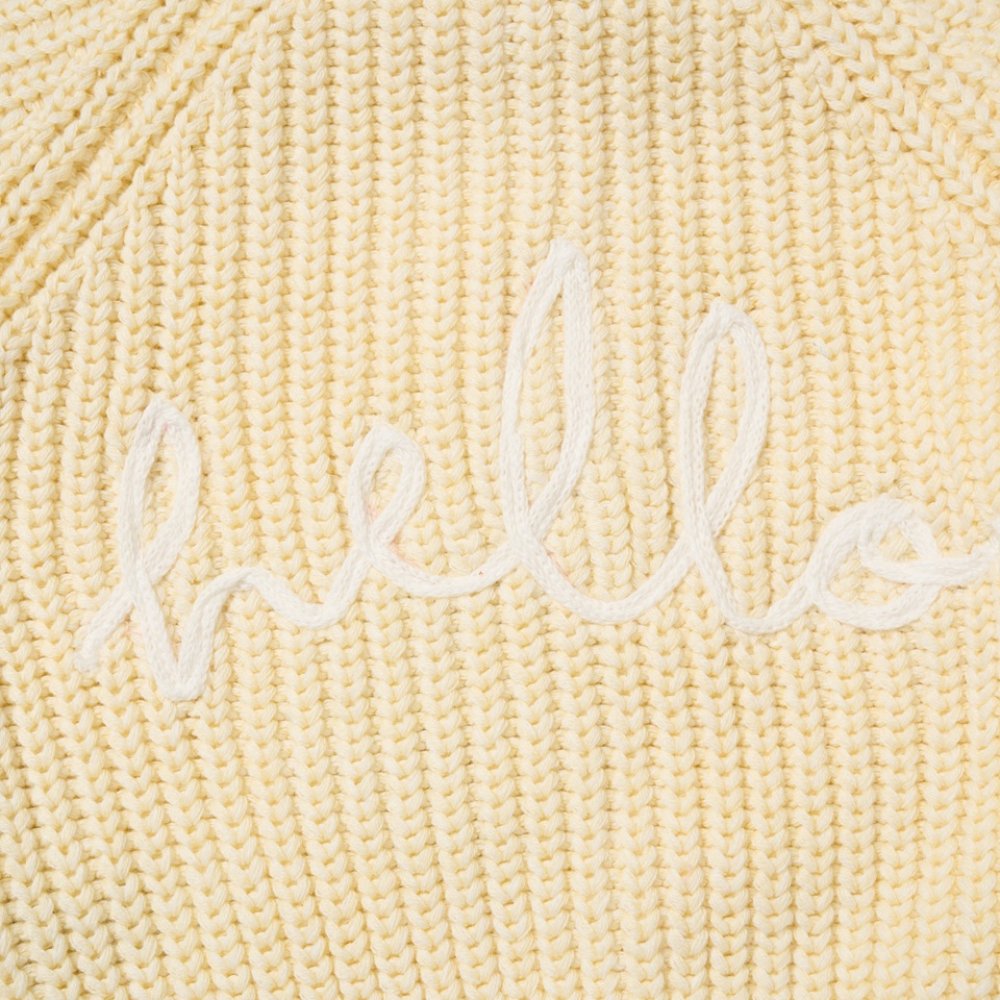 The Hello Yellow Cardigan