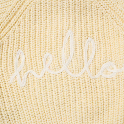 The Hello Yellow Cardigan