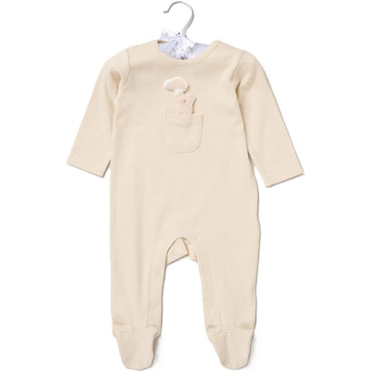 Little Teddy Appliqué Sleep-suit