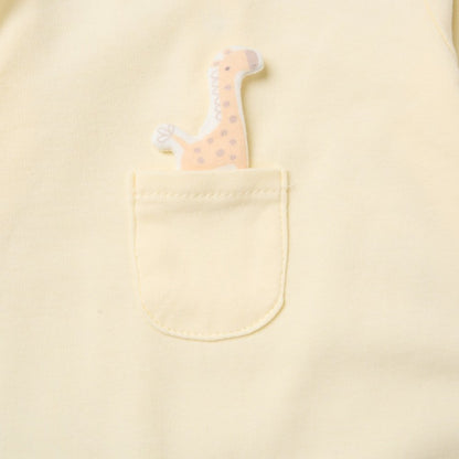 Little Giraffe Appliqué Sleep-suit