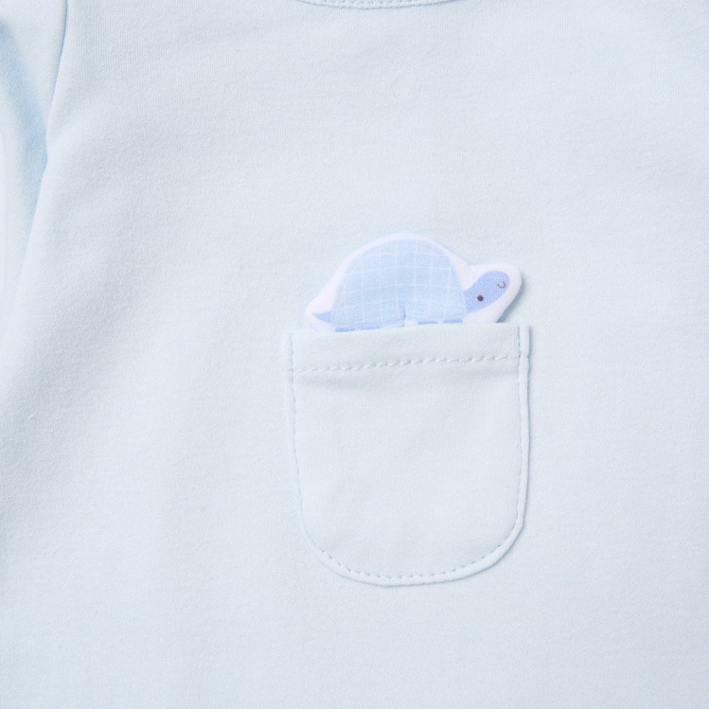 Little Turtle Appliqué Sleep-suit