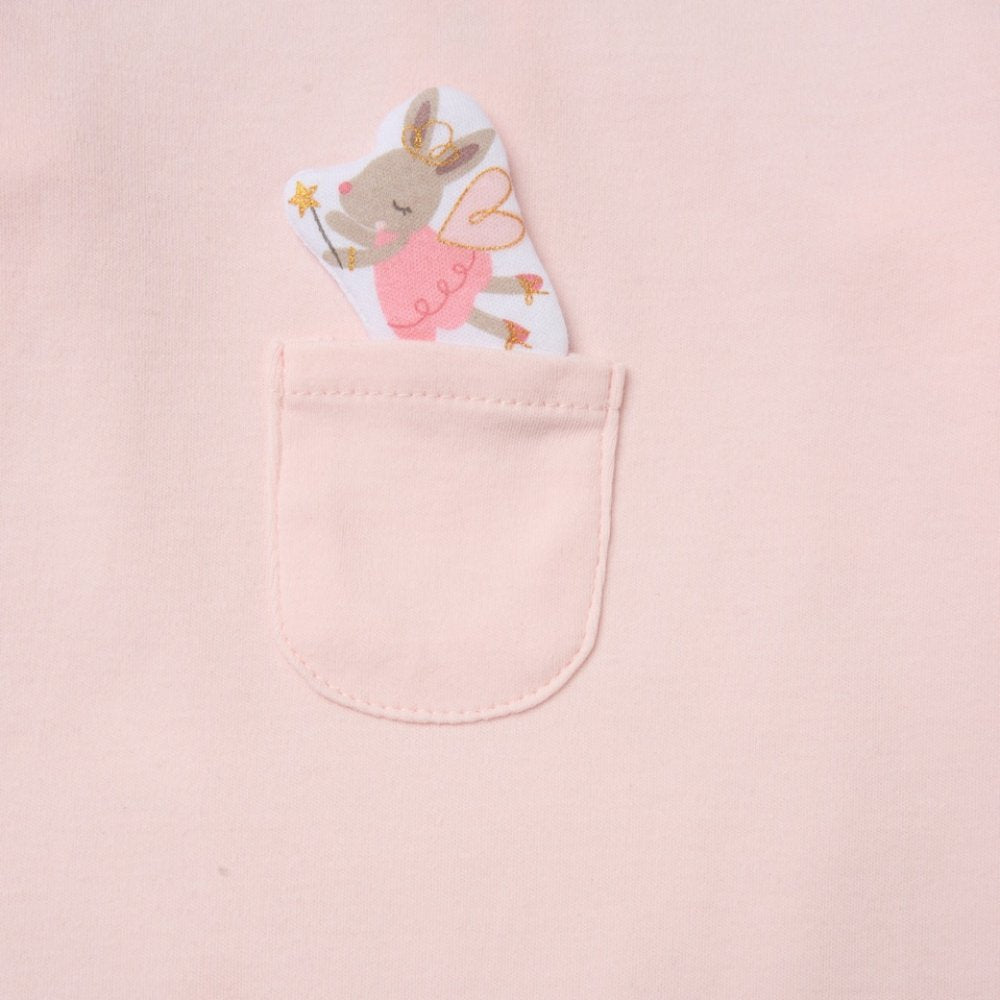 Little Bunny Fairy Appliqué Sleep-suit