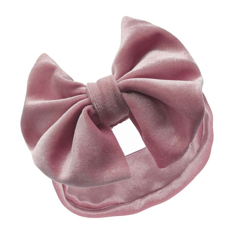 Velour Bow Headband
