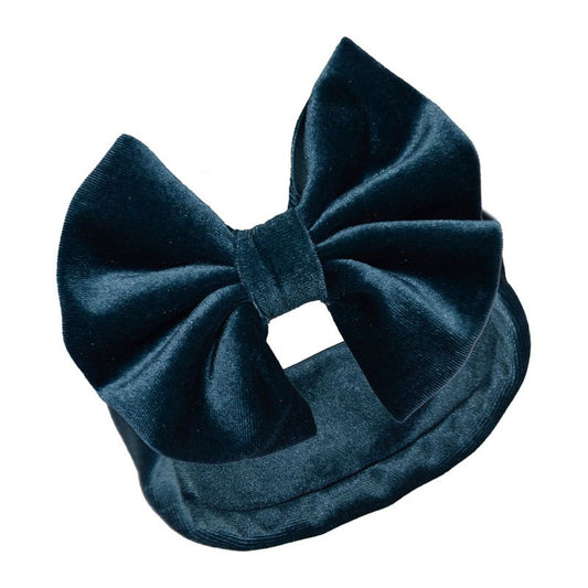 Velour Bow Headband