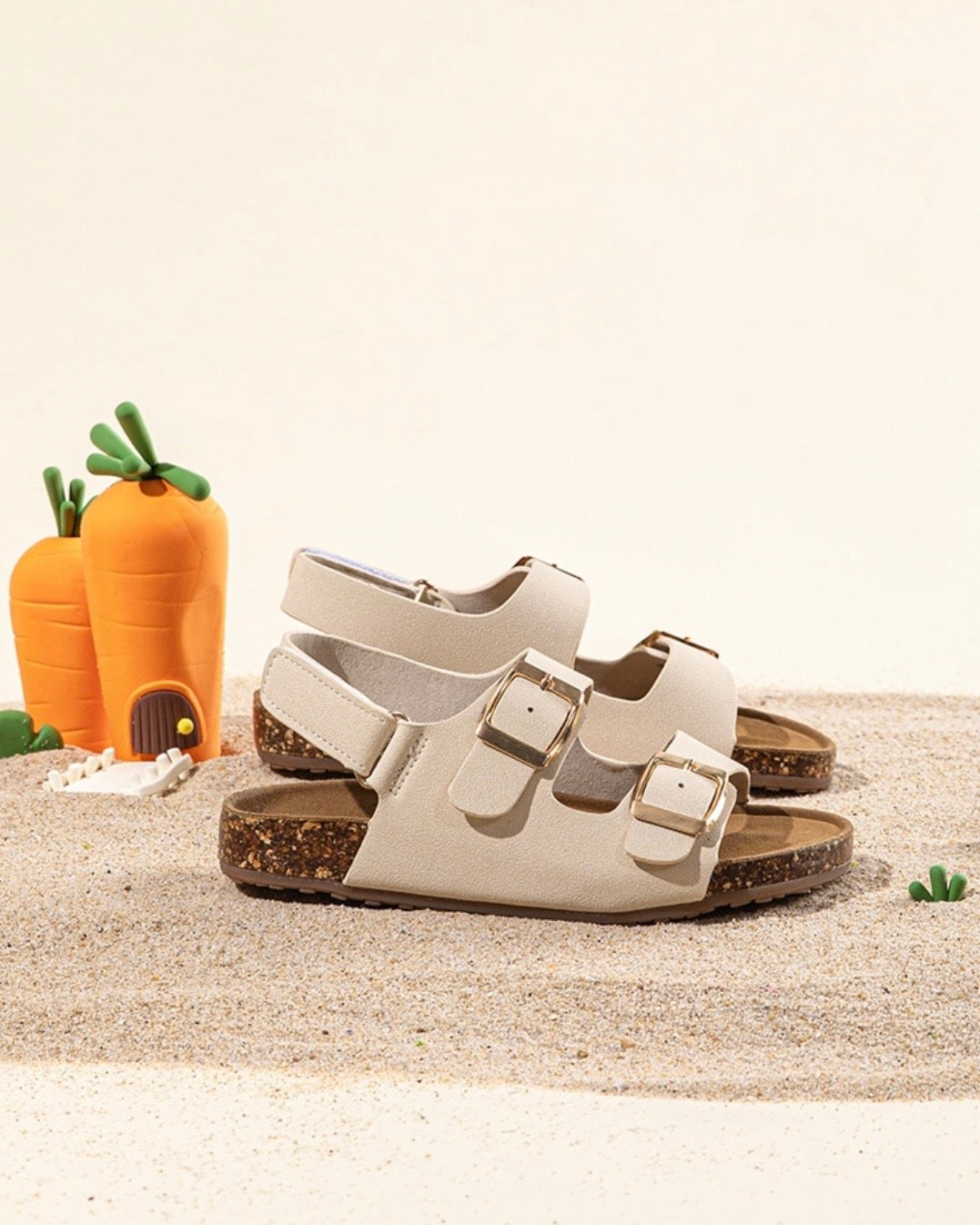 Footbed Buckle Sandals