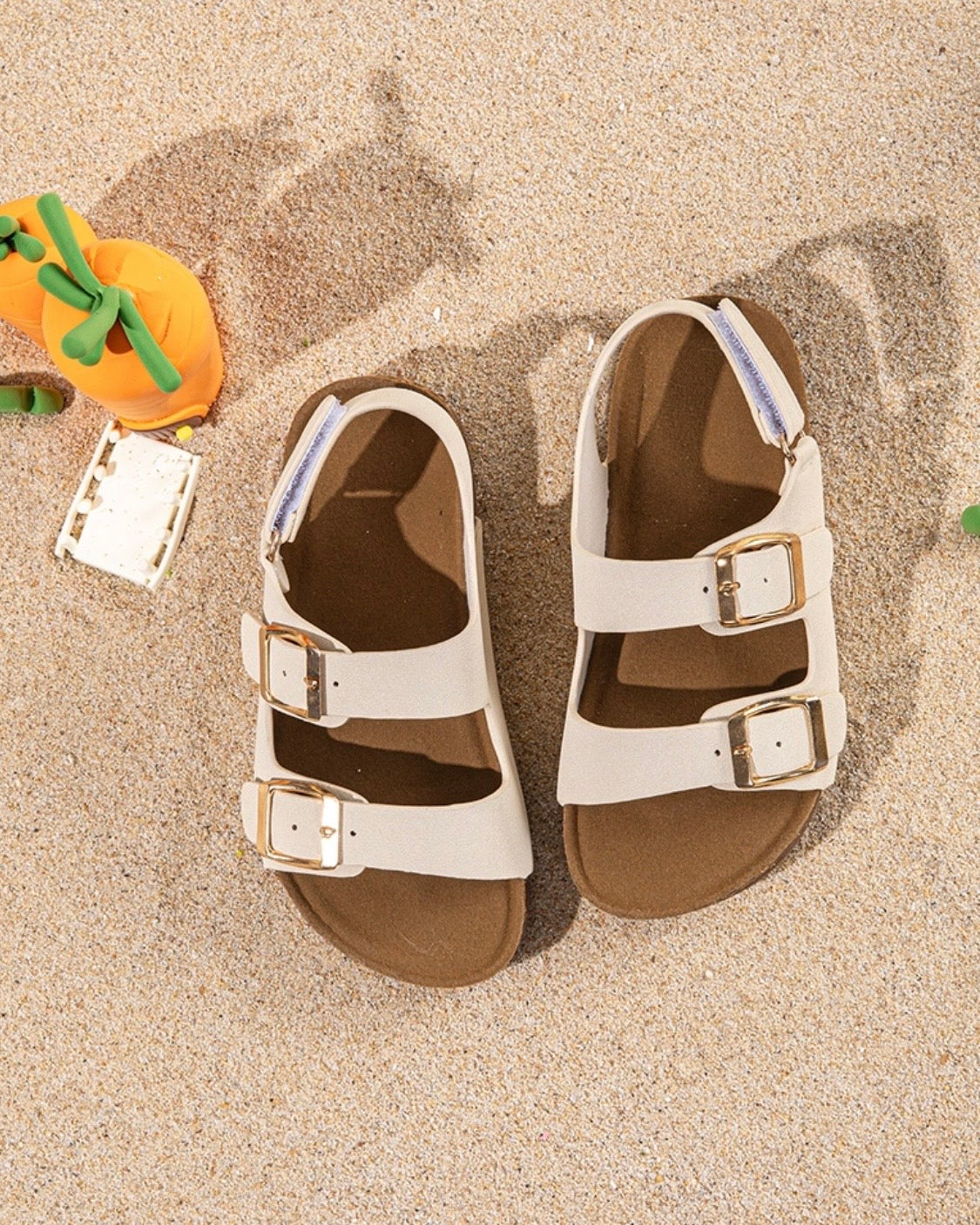 Footbed Buckle Sandals