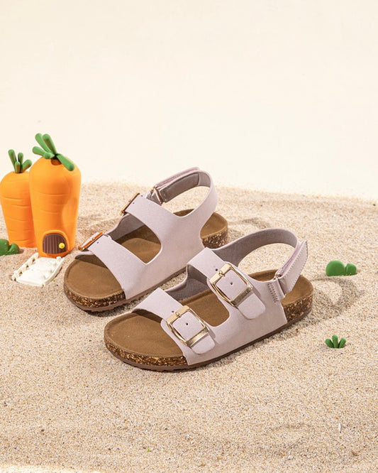 Footbed Buckle Sandals