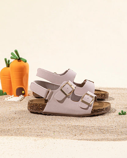 Footbed Buckle Sandals