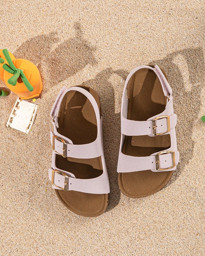 Footbed Buckle Sandals