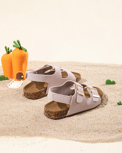Footbed Buckle Sandals