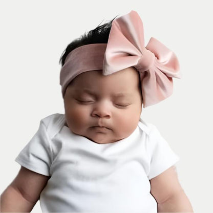 Velour Bow Headband