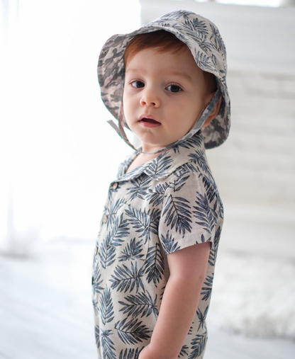 Tropical Blue Romper Set