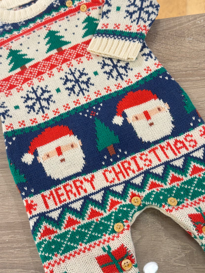 Santa Knitted Romper