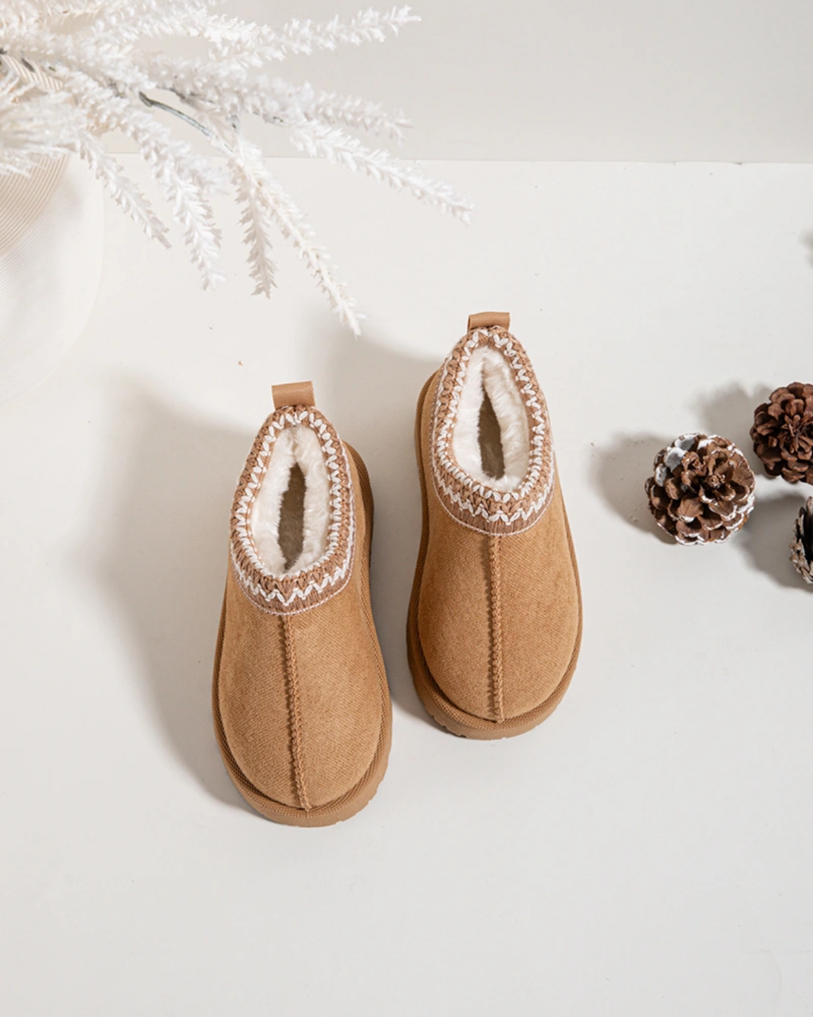 Chunky Slipper Boots