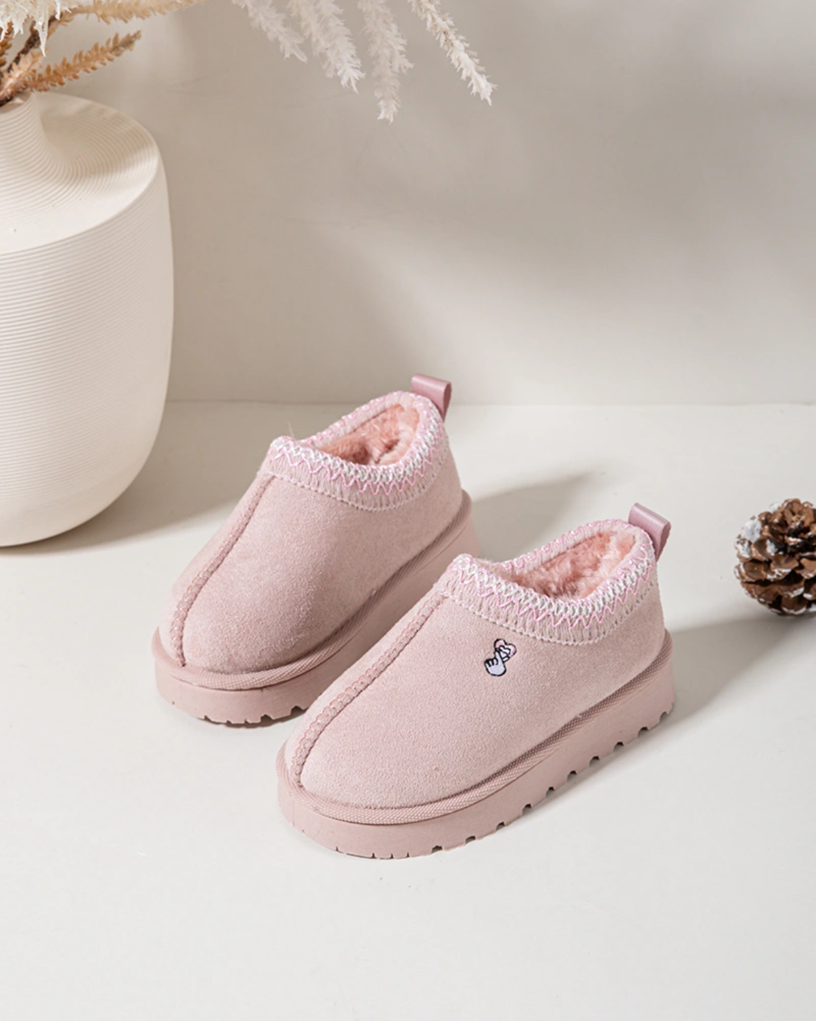 Chunky Slipper Boots