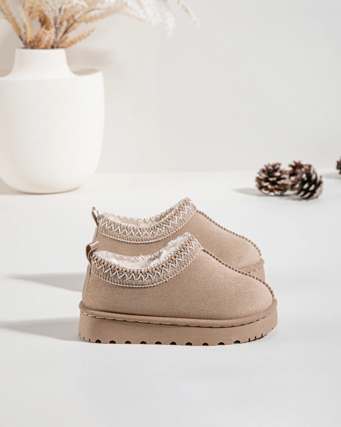 Chunky Slipper Boots