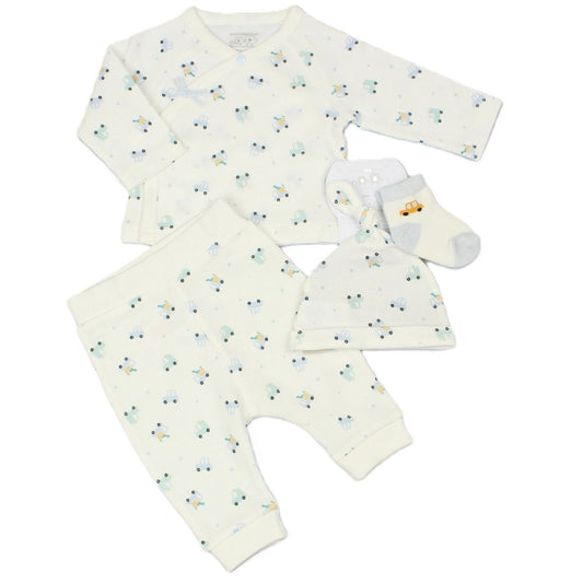 On The Road Waffle Wrap Pyjama Set