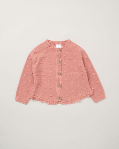 Fringe Knit Cardigan & Trousers