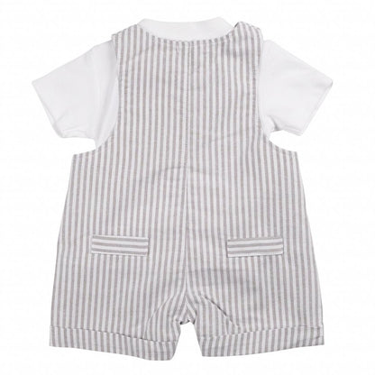 Max Pinstriped Dungaree
