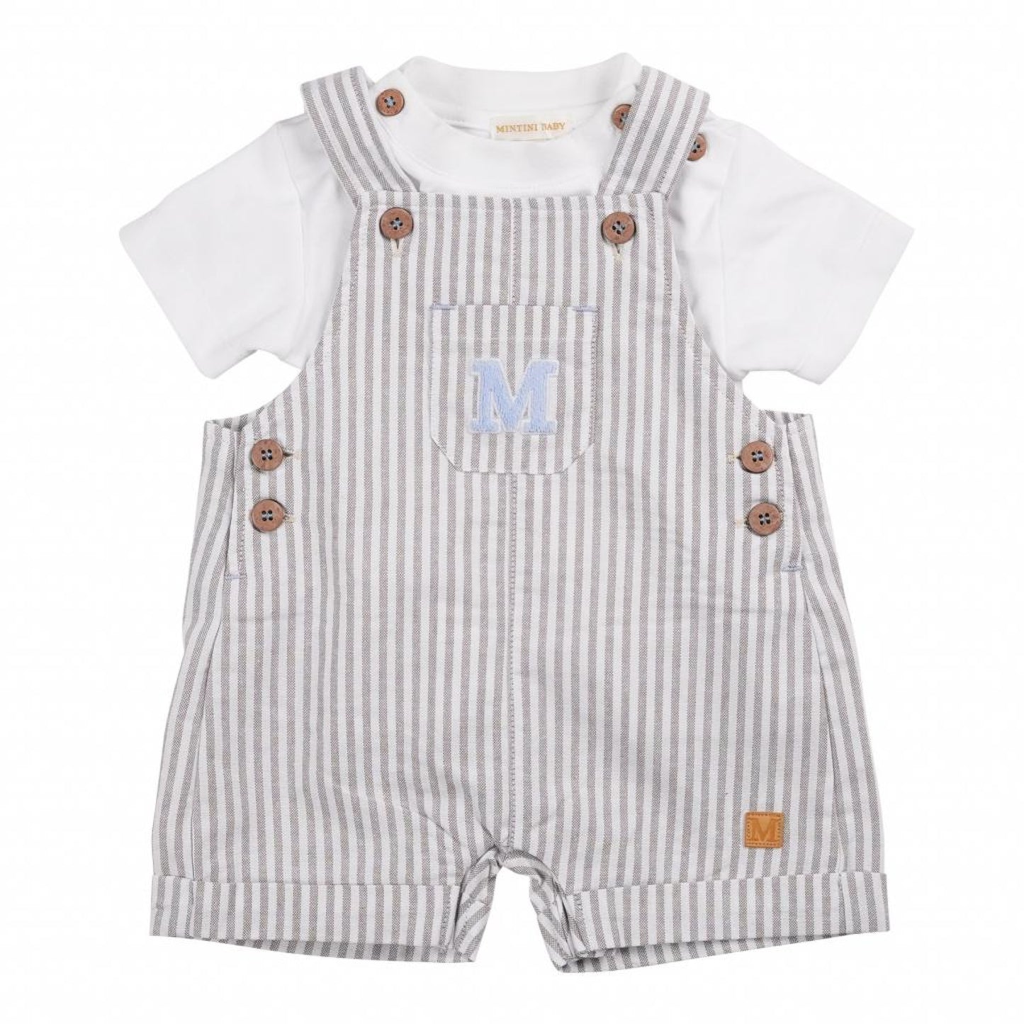 Max Pinstriped Dungaree