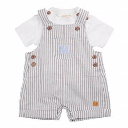 Max Pinstriped Dungaree