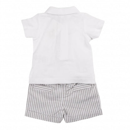 Max Pinstriped Set