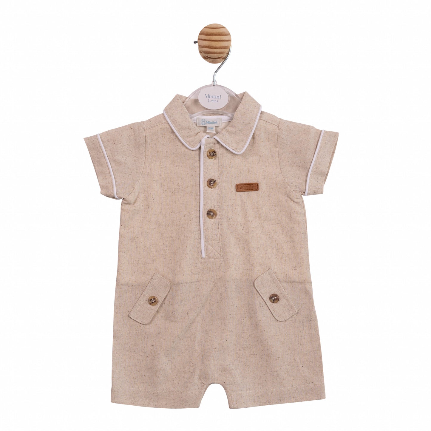 Hugh Piped Romper