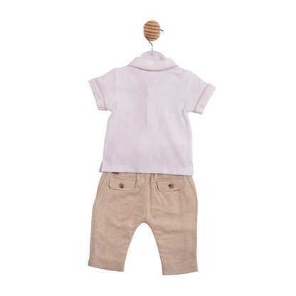 Hugh Linen Polo and Trouser