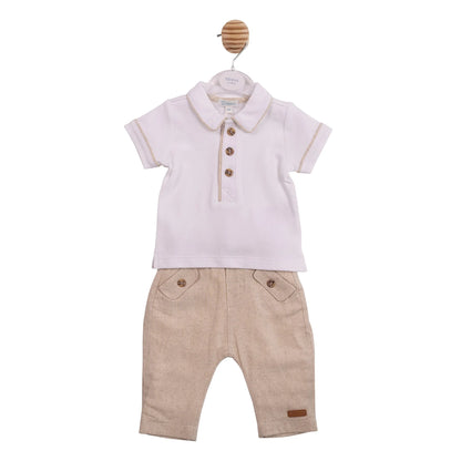 Hugh Linen Polo and Trouser